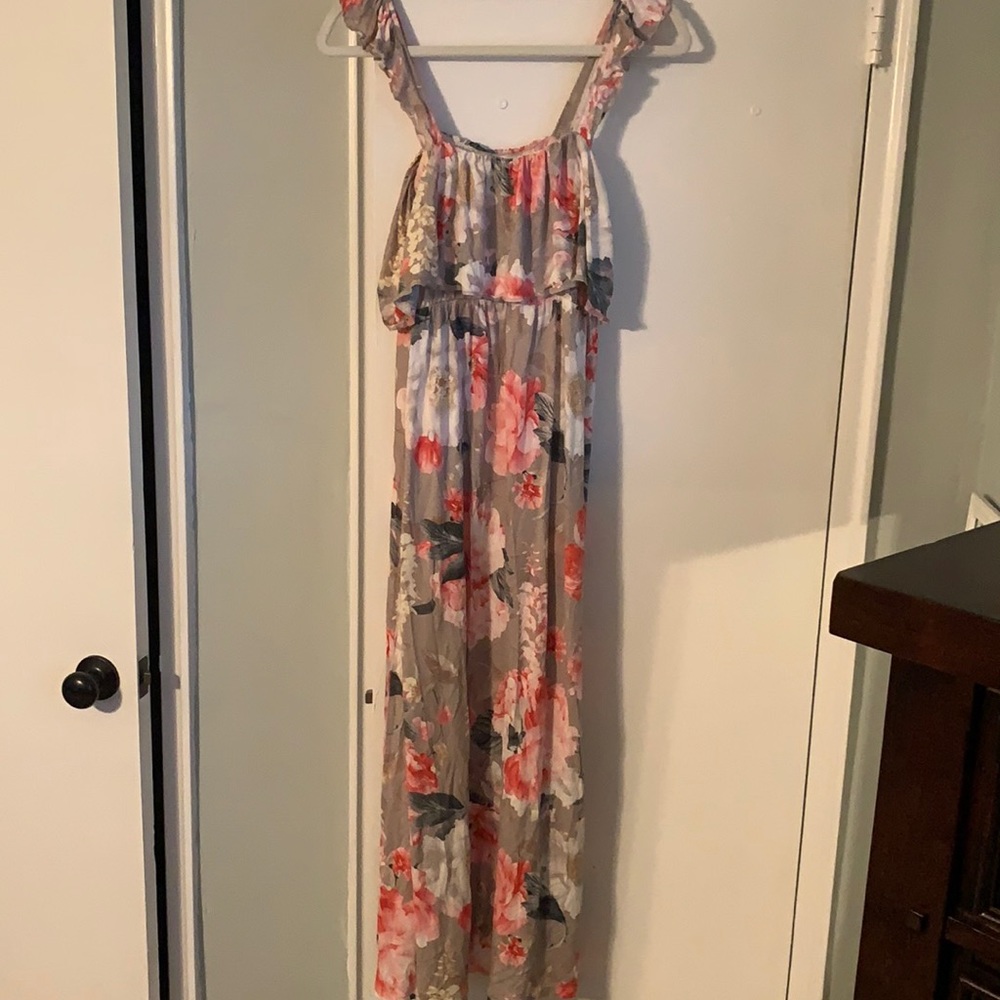 H&M maternity maxi dress